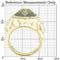 Yellow Gold Ring 0W200 Gold Brass Ring with AAA Grade CZ in Olivine color
