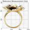 Yellow Gold Ring 1W063 Gold Brass Ring with Synthetic in Citrine Yellow