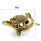 Yellow Gold Ring 3W020 Gold White Metal Ring with Top Grade Crystal