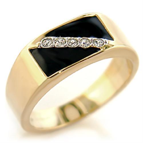 Silver Jewelry Rings Yellow Gold Ring 414701 Gold+Rhodium Brass Ring with Top Grade Crystal Alamode Fashion Jewelry Outlet