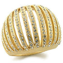 Silver Jewelry Rings Yellow Gold Ring 9W174 Gold Brass Ring with Top Grade Crystal Alamode Fashion Jewelry Outlet