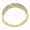 Silver Jewelry Rings Yellow Gold Ring DA321 Gold - Stainless Steel Ring with AAA Grade CZ Alamode Fashion Jewelry Outlet