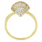 Silver Jewelry Rings Yellow Gold Ring DA359 Gold - Stainless Steel Ring with AAA Grade CZ Alamode Fashion Jewelry Outlet