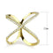 Silver Jewelry Rings Yellow Gold Ring DA387 Gold - Stainless Steel Ring with AAA Grade CZ Alamode Fashion Jewelry Outlet