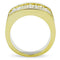 Silver Jewelry Rings Yellow Gold Ring GL006 Gold - Brass Ring with Top Grade Crystal Alamode Fashion Jewelry Outlet