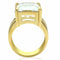 Silver Jewelry Rings Yellow Gold Ring GL089 Gold - Brass Ring with AAA Grade CZ Alamode Fashion Jewelry Outlet