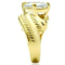 Silver Jewelry Rings Yellow Gold Ring GL100 Gold - Brass Ring with AAA Grade CZ Alamode Fashion Jewelry Outlet