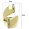 Silver Jewelry Rings Yellow Gold Ring GL292 Gold - Brass Ring with Top Grade Crystal Alamode Fashion Jewelry Outlet