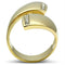 Silver Jewelry Rings Yellow Gold Ring GL292 Gold - Brass Ring with Top Grade Crystal Alamode Fashion Jewelry Outlet