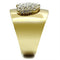 Silver Jewelry Rings Yellow Gold Ring GL293 Gold - Brass Ring with Top Grade Crystal Alamode Fashion Jewelry Outlet