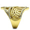 Silver Jewelry Rings Yellow Gold Ring GL296 Gold - Brass Ring with Top Grade Crystal Alamode Fashion Jewelry Outlet