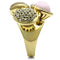 Silver Jewelry Rings Yellow Gold Ring GL301 Gold - Brass Ring with Top Grade Crystal Alamode Fashion Jewelry Outlet