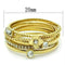 Silver Jewelry Rings Yellow Gold Ring GL322 Gold - Brass Ring with Top Grade Crystal Alamode Fashion Jewelry Outlet