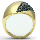 Silver Jewelry Rings Yellow Gold Ring GL324 Gold - Brass Ring with Top Grade Crystal Alamode Fashion Jewelry Outlet