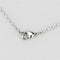 Charm Necklace 3W447 Rhodium Brass Necklace with AAA Grade CZ