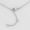 Cute Necklaces 3W435 Rhodium Brass Necklace with AAA Grade CZ