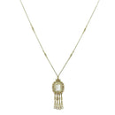 Gold Necklace For Women LO2626 Gold Brass Necklace with Top Grade Crystal