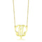 Gold Necklace LO4688 Flash Gold Brass Necklace
