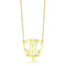 Gold Necklace LO4688 Flash Gold Brass Necklace