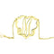 Silver Necklaces Gold Necklace LO4688 Flash Gold Brass Necklace Alamode Fashion Jewelry Outlet