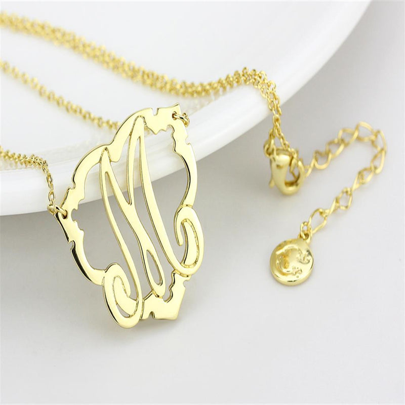 Gold Necklace LO4688 Flash Gold Brass Necklace