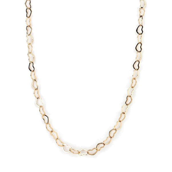 Silver Necklaces Gold Necklace LO4695 Flash Rose Gold Brass Necklace Alamode Fashion Jewelry Outlet