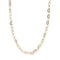 Silver Necklaces Gold Necklace LO4695 Flash Rose Gold Brass Necklace Alamode Fashion Jewelry Outlet