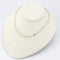 Gold Necklace LO4695 Flash Rose Gold Brass Necklace