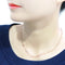 Gold Necklace LO4695 Flash Rose Gold Brass Necklace