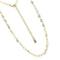 Gold Necklace LO4696 Flash Gold Brass Necklace