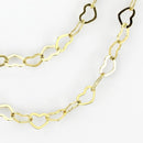 Gold Necklace LO4696 Flash Gold Brass Necklace