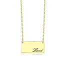 Gold Necklace LO4699 Flash Gold Brass Necklace with Top Grade Crystal