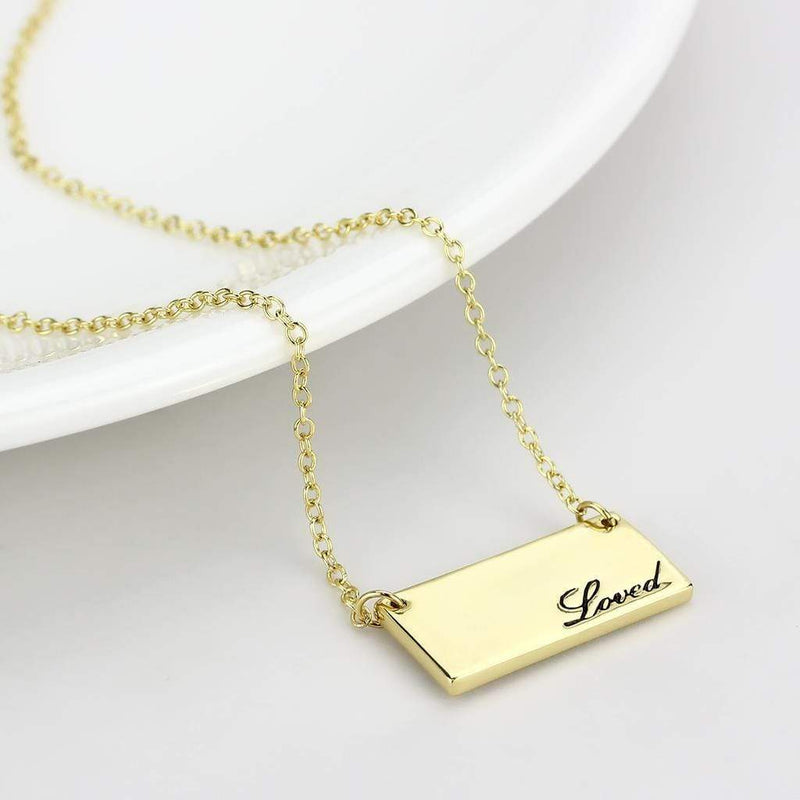Silver Necklaces Gold Necklace LO4699 Flash Gold Brass Necklace with Top Grade Crystal Alamode Fashion Jewelry Outlet