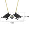 Gold Necklace TK2895 Gold+ - Stainless Steel Necklace with Semi-Precious