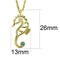 Silver Necklaces Gold Necklace TK3296 Gold - Stainless Steel Necklace with Top Grade Crystal Alamode Fashion Jewelry Outlet