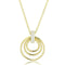 Gold Necklace TS601 Gold 925 Sterling Silver Necklace with AAA Grade CZ