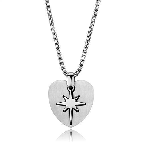 Silver Necklaces Locket Necklace TK2011 Stainless Steel Necklace Alamode Fashion Jewelry Outlet