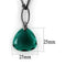 Locket Necklace TK2858 Light Black Stainless Steel Necklace