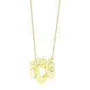Necklace LO4690 Rhodium Brass Necklace