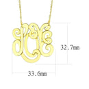 Silver Necklaces Necklace LO4690 Rhodium Brass Necklace Alamode Fashion Jewelry Outlet