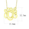 Silver Necklaces Necklace LO4690 Rhodium Brass Necklace Alamode Fashion Jewelry Outlet