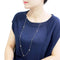 Necklace LO4703 Imitation Rhodium Brass Necklace with AAA Grade CZ