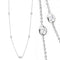 Necklace LO4704 Rhodium Brass Necklace with AAA Grade CZ