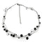 Necklace LO4714 Ruthenium White Metal Necklace with Synthetic in Jet