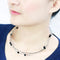 Necklace LO4719 Ruthenium White Metal Necklace with Synthetic in Jet