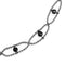 Necklace LO4723 Ruthenium White Metal Necklace with Synthetic in Jet