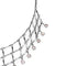 Necklace LO4731 Ruthenium White Metal Necklace with Top Grade Crystal