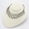 Necklace LO4731 Ruthenium White Metal Necklace with Top Grade Crystal