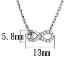 Necklace TK2885 Stainless Steel Necklace with AAA Grade CZ