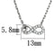 Necklace TK2885 Stainless Steel Necklace with AAA Grade CZ